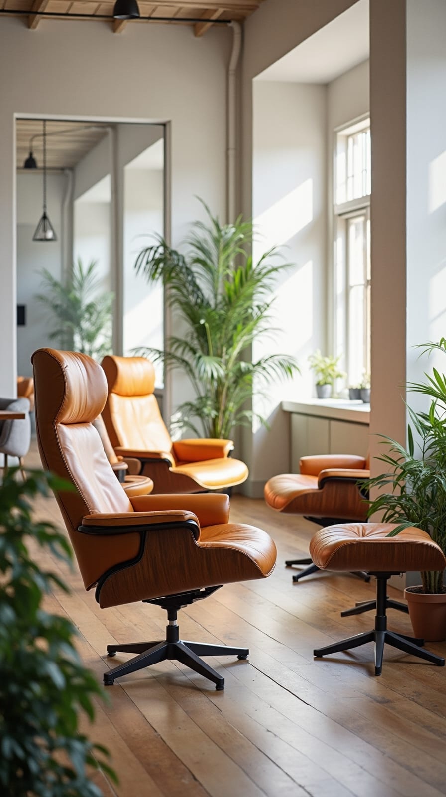 comfortable reclining office chairs with footrest